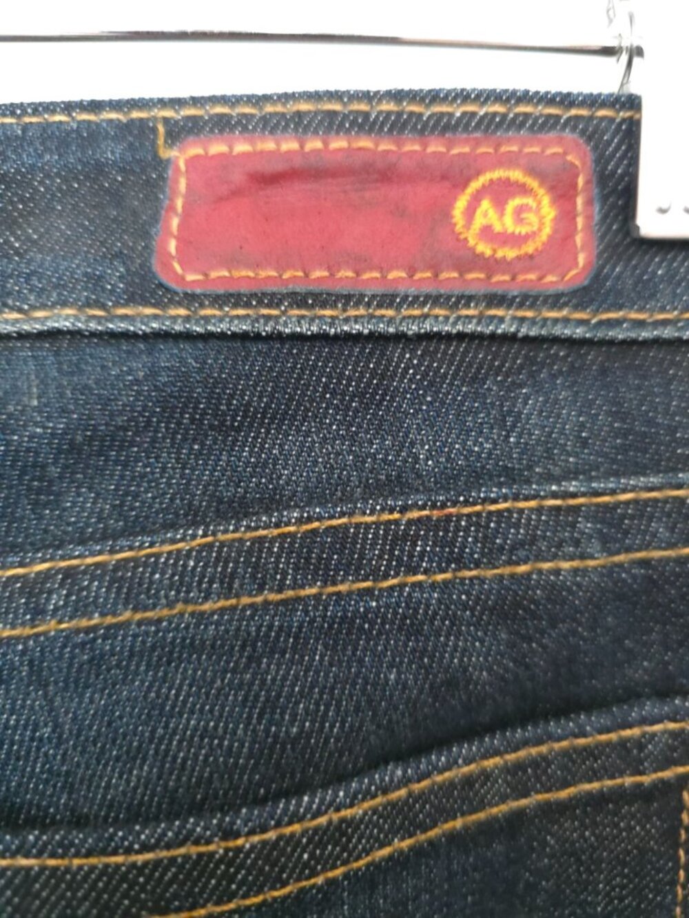 AG Adriano Goldschmied THE KISS Dark Wash Bootcut Jeans Women's 30R Made In USA - Picture 7 of 12
